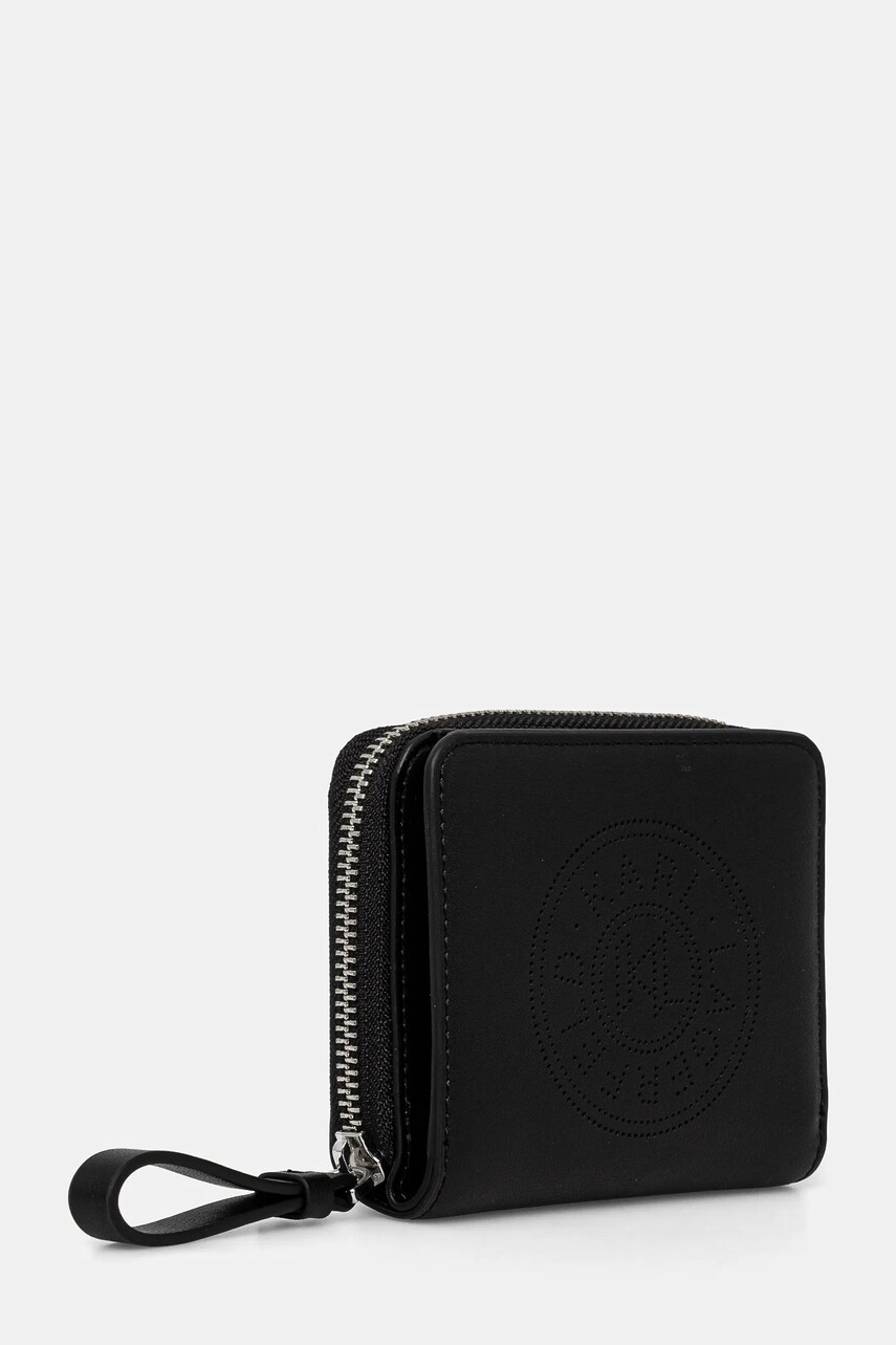 Гаманець Karl Lagerfeld жіночий колір чорний A1W32084