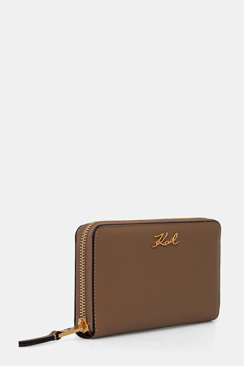 Гаманець Karl Lagerfeld жіночий колір коричневий A1W32106