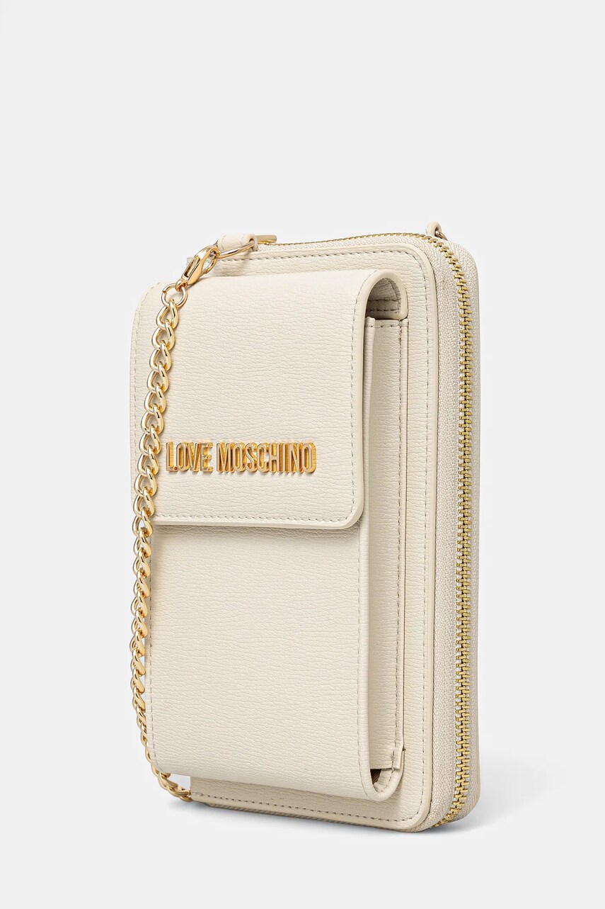 Гаманець Love Moschino жіночий колір бежевий JC5701PP1
