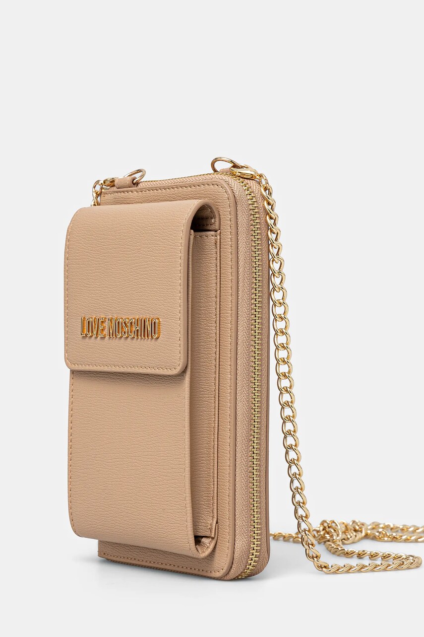 Гаманець Love Moschino жіночий колір помаранчевий JC5701PP1