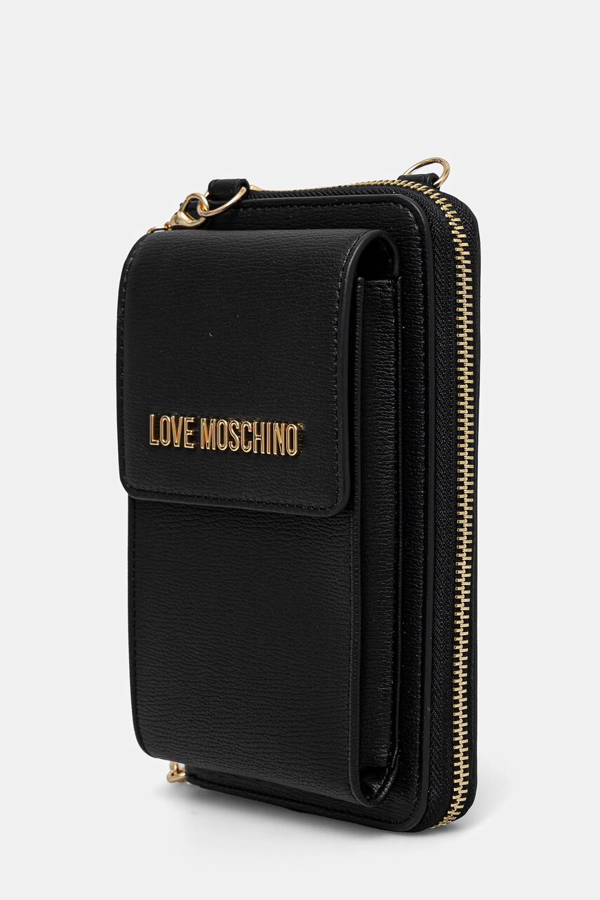 Гаманець Love Moschino жіночий колір чорний JC5701PP1