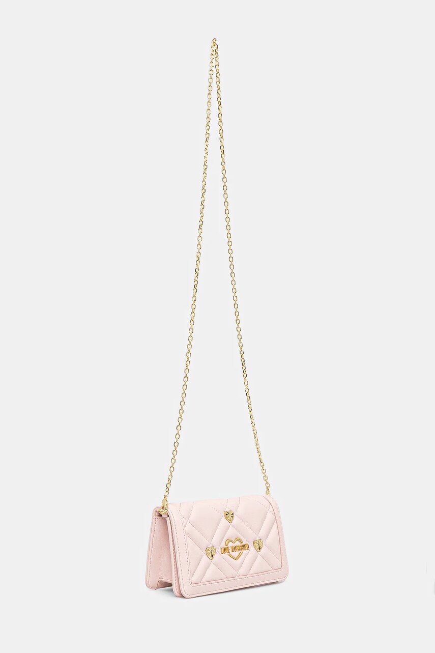 Сумочка Love Moschino колір рожевий JC5653PP1