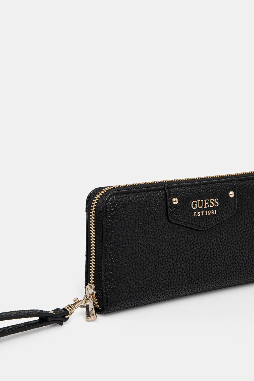 Гаманець Guess ECO BRENTON жіночий колір чорний SWVG83 90146