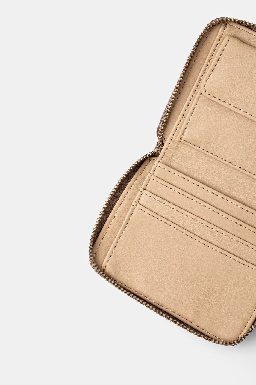 Гаманець Guess ECO ERICA жіночий колір бежевий SWSG95 10137