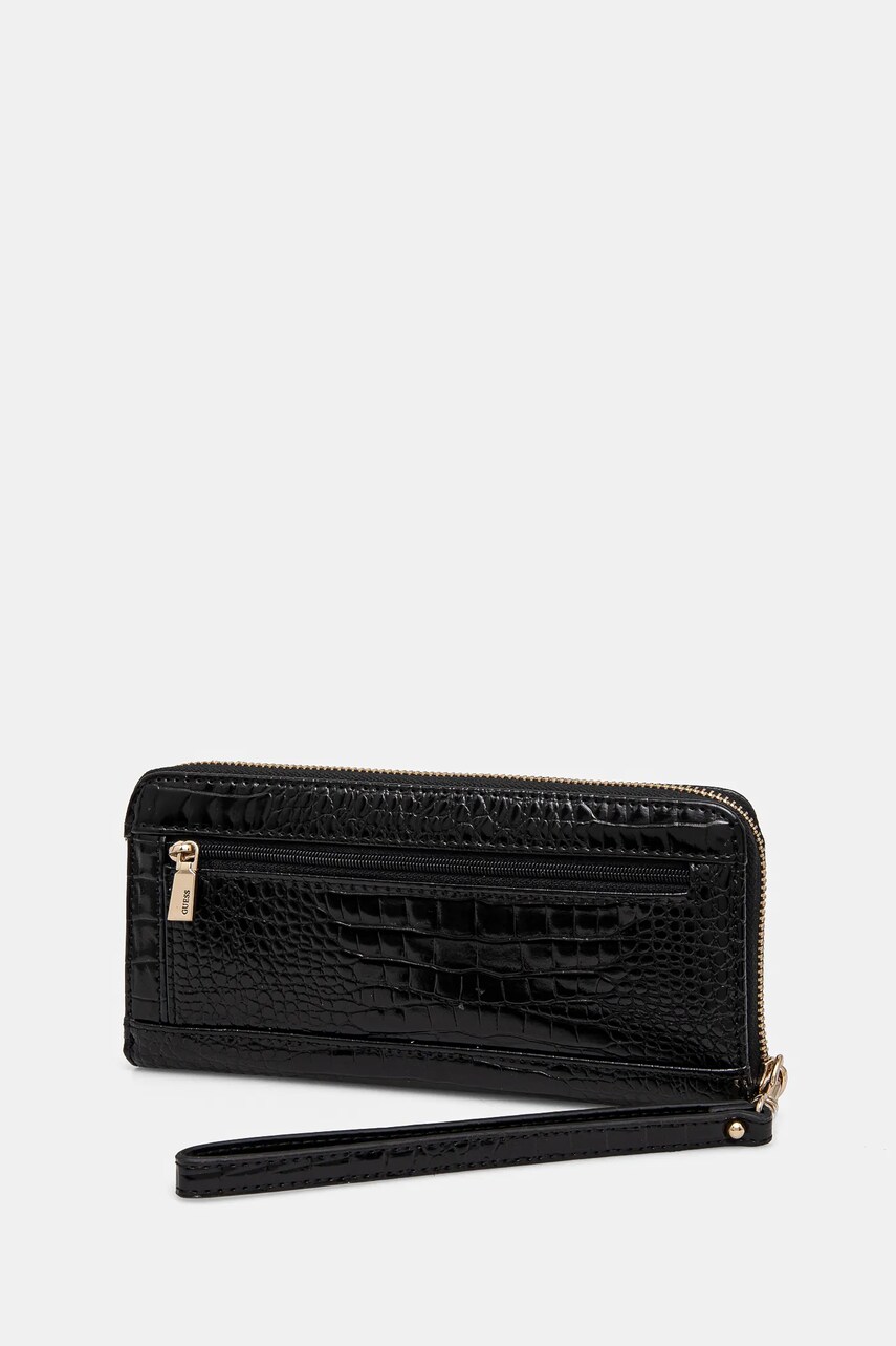 Гаманець Guess LAUREL жіночий колір чорний SWCZ85 00146