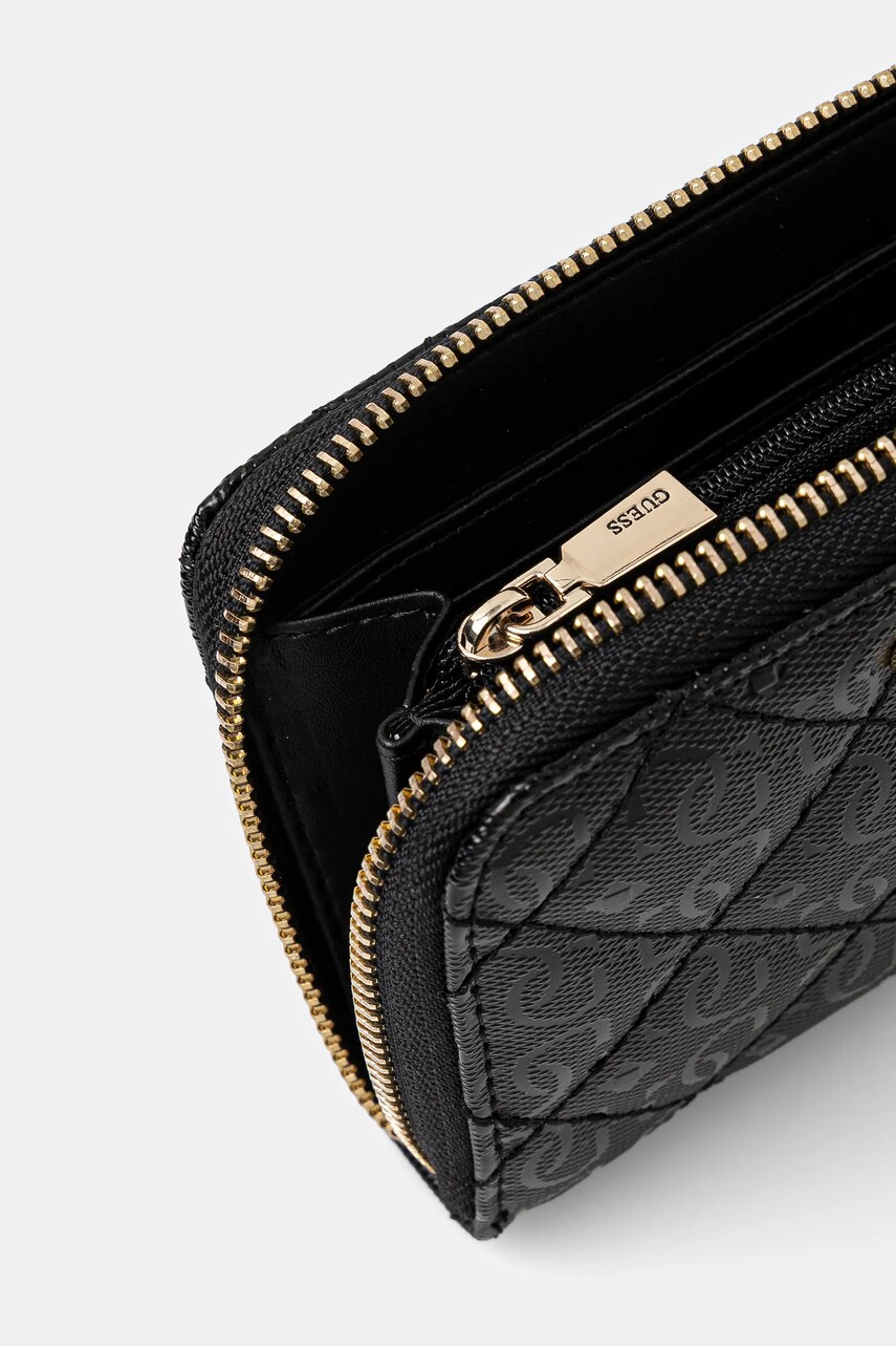 Гаманець Guess LAUREL жіночий колір чорний SWGG85 00140