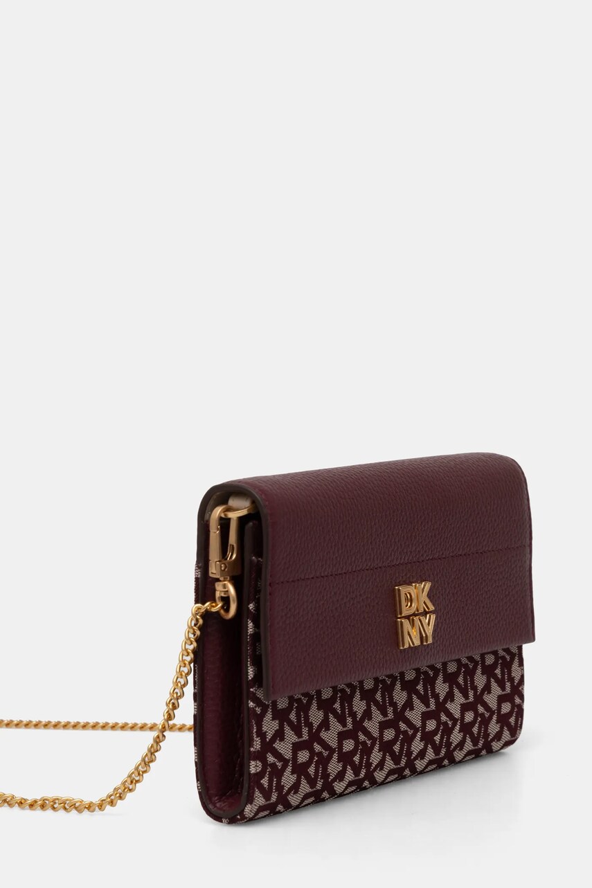 Гаманець Dkny жіночий колір бордовий R445FI72
