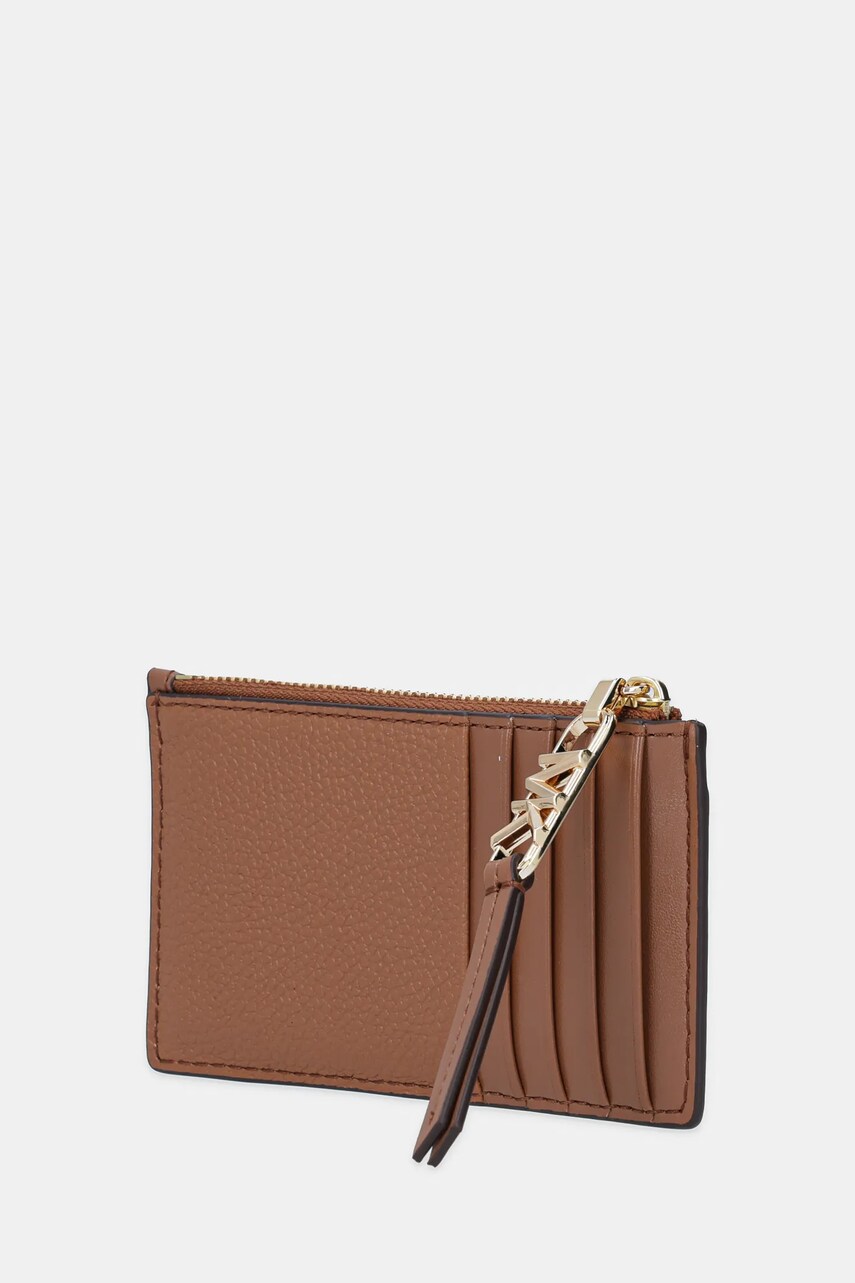 Шкіряний гаманець MICHAEL Michael Kors жіночий колір коричневий 32H3G8ED1L