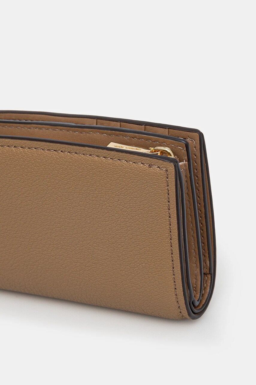 Шкіряний гаманець MICHAEL Michael Kors жіночий колір коричневий 32S5GYTZ2L