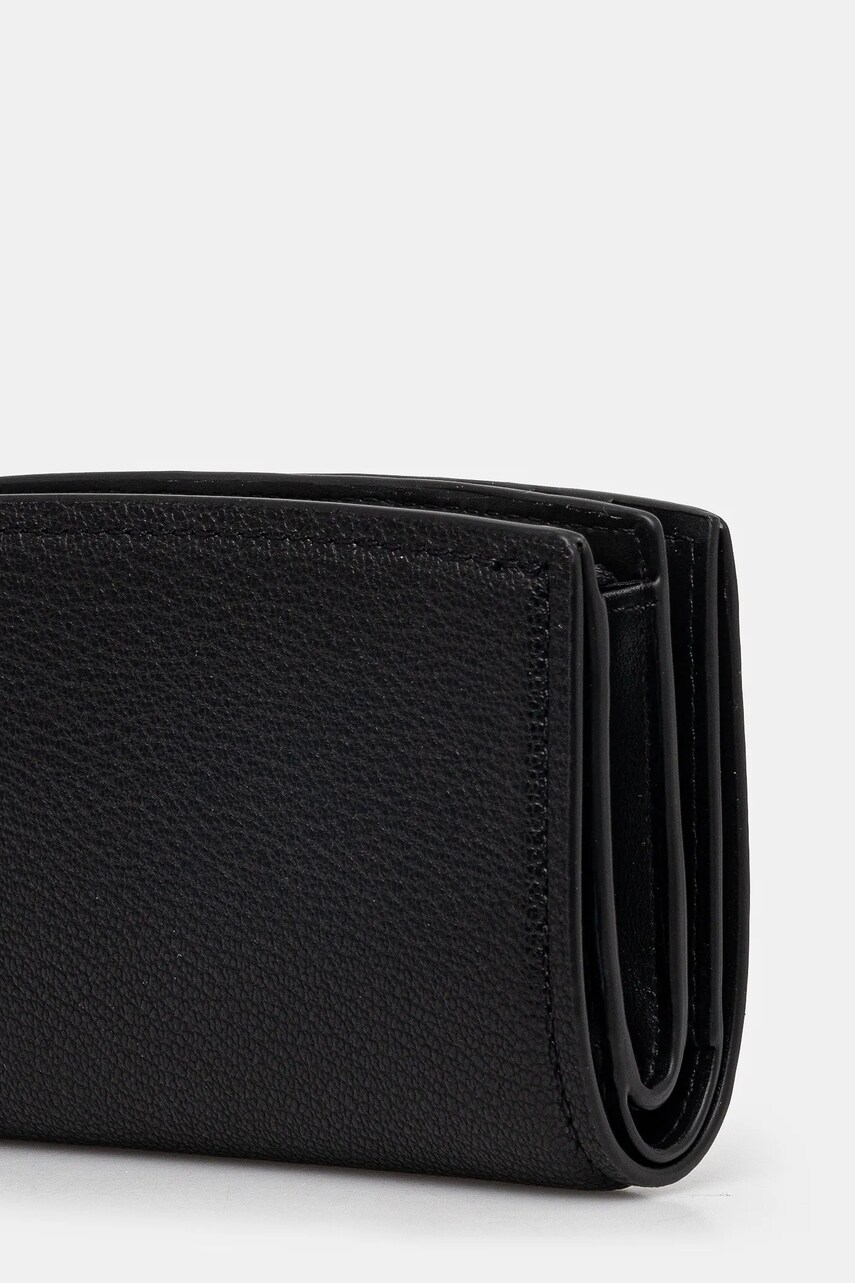 Шкіряний гаманець MICHAEL Michael Kors жіночий колір чорний 32S5GYTZ2L