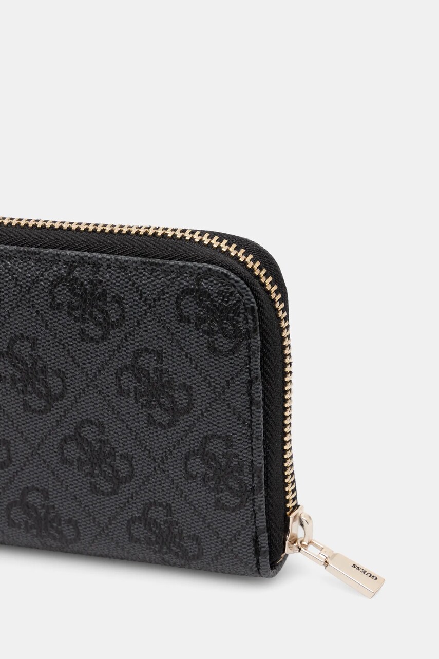 Гаманець Guess BRENTON жіночий колір чорний SWLG96 48140