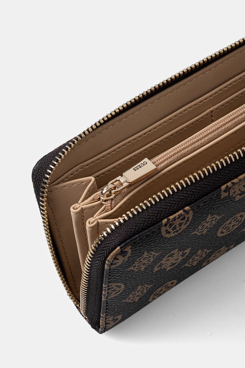 Гаманець Guess LAUREL жіночий колір коричневий SWPG85 00146