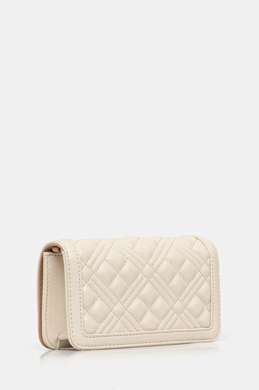 Клатч Love Moschino колір бежевий JC5681PP0MLA0110