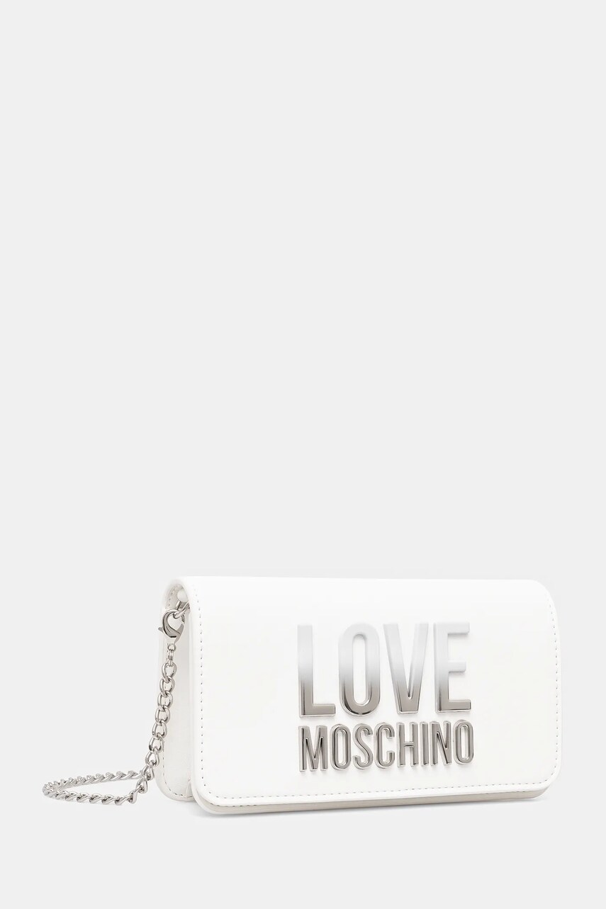 Сумочка Love Moschino колір білий JC5728PP0MKD0100