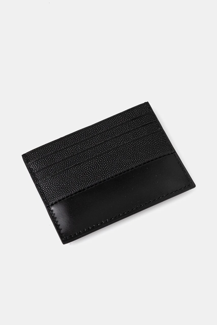 Шкіряний чохол на банківські карти Calvin Klein колір чорний K50K512688