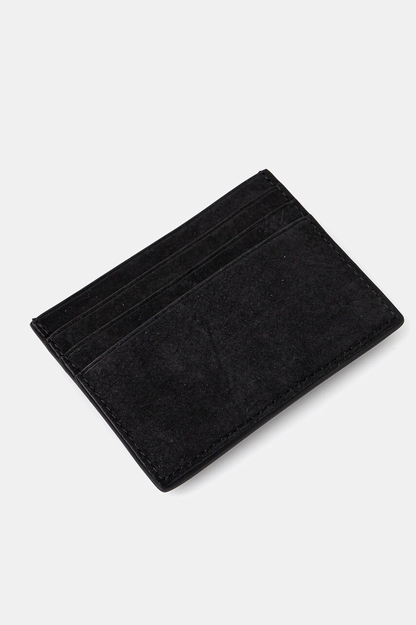 Нубуковий чохол для карток Calvin Klein колір чорний K50K512791