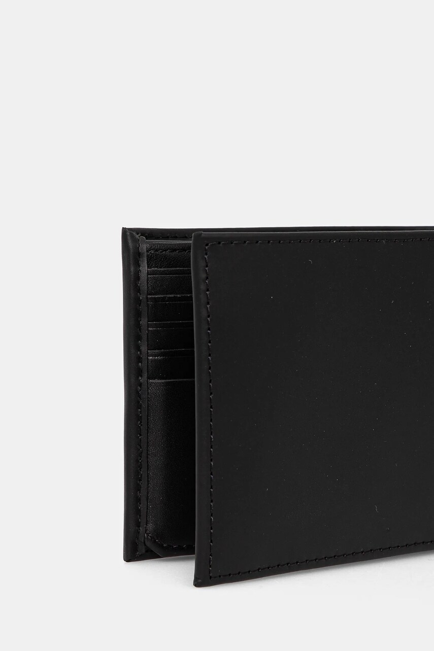 Шкіряний гаманець Calvin Klein чоловічий колір чорний K50K512849
