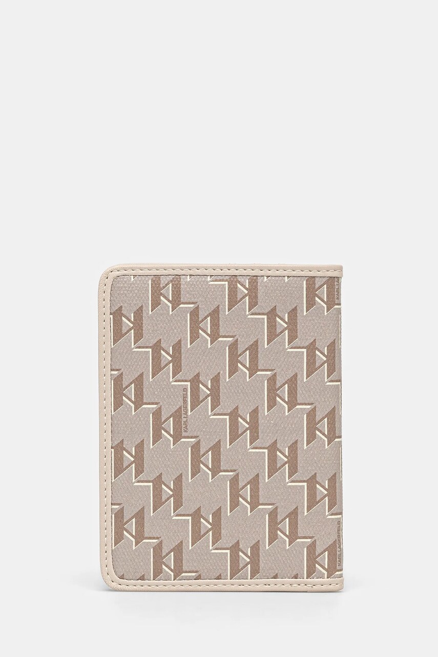 Гаманець Karl Lagerfeld колір бежевий A1W32071