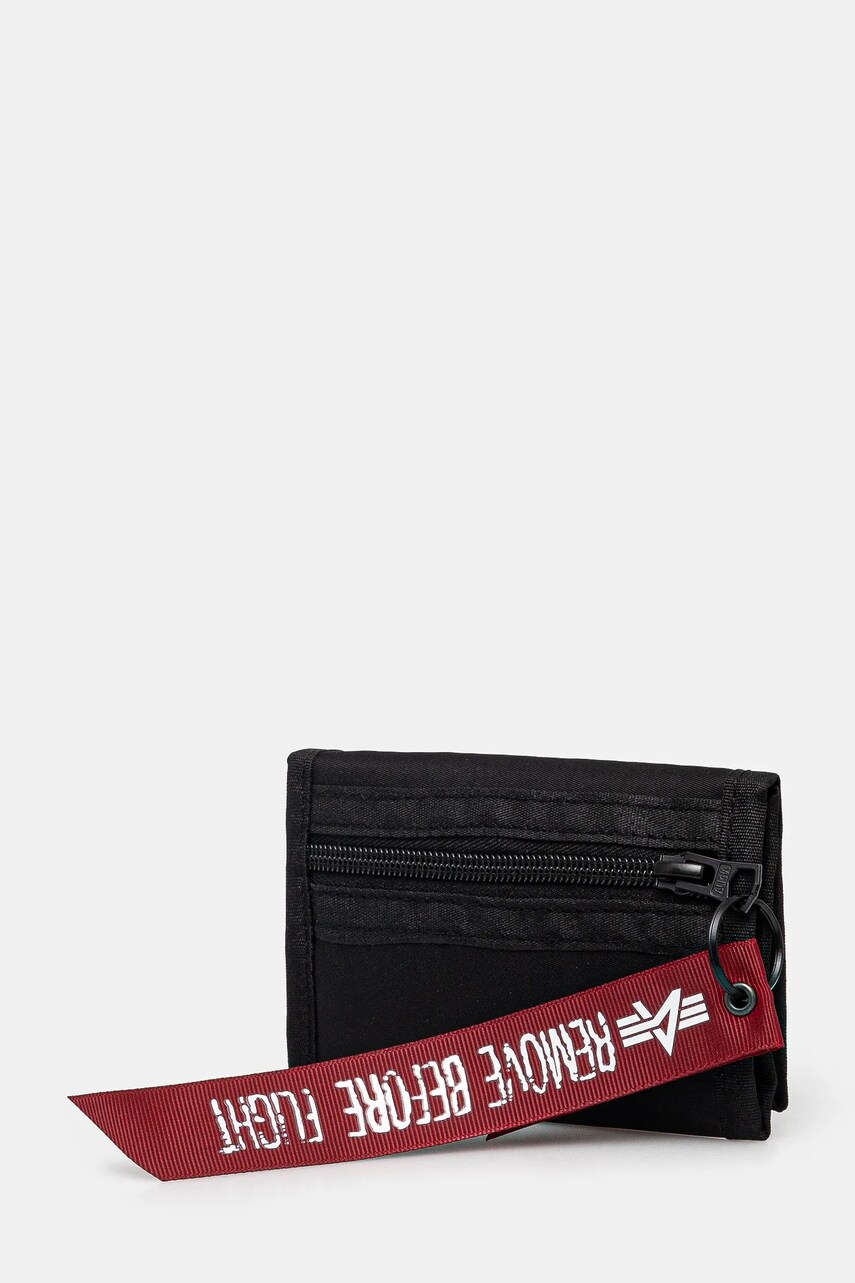 Гаманець Alpha Industries Crew Wallet II колір чорний 146940