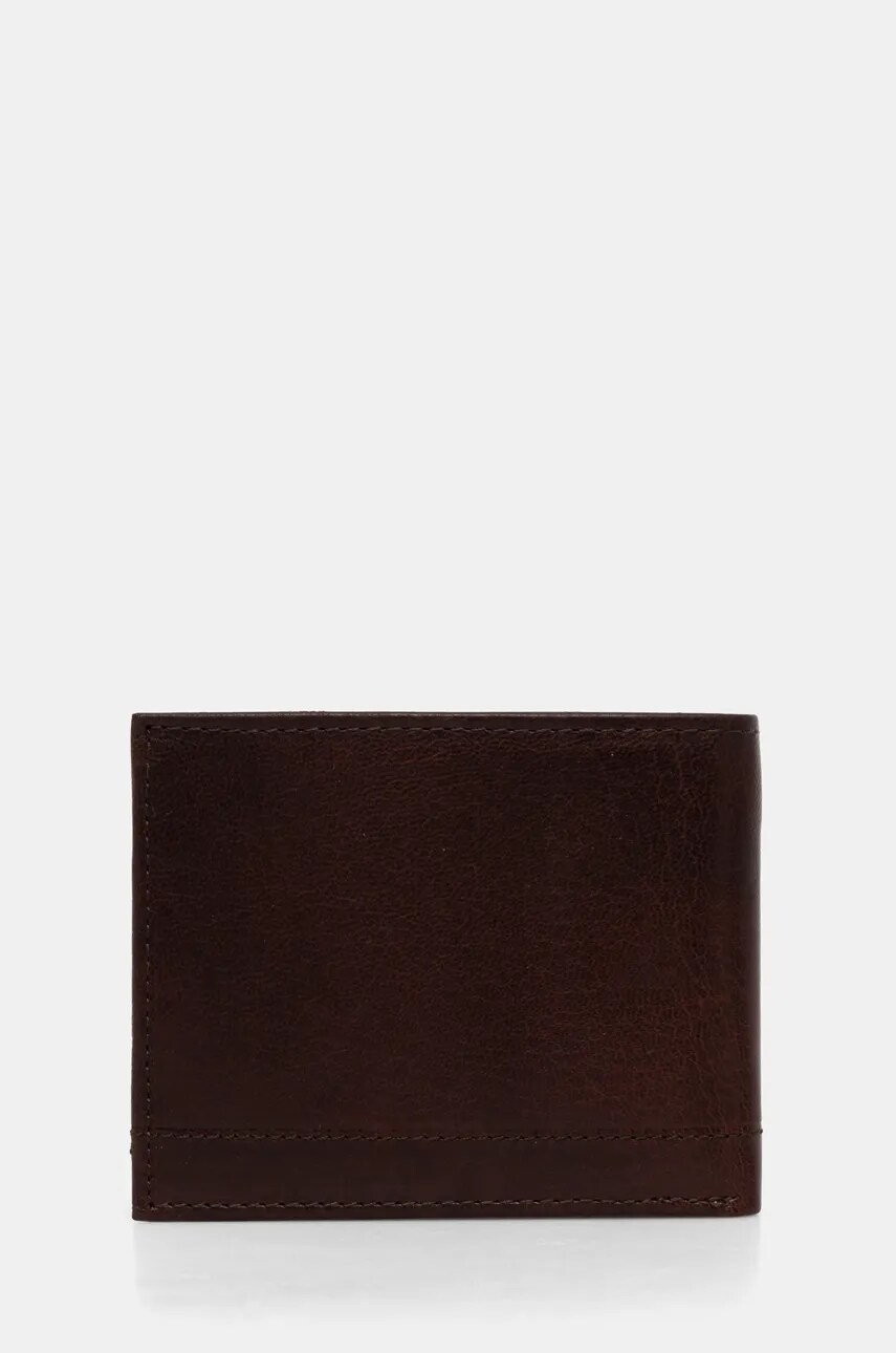 Шкіряний гаманець U.S. Polo Assn. Sti.H Wallet колір коричневий AIUS82353MHA