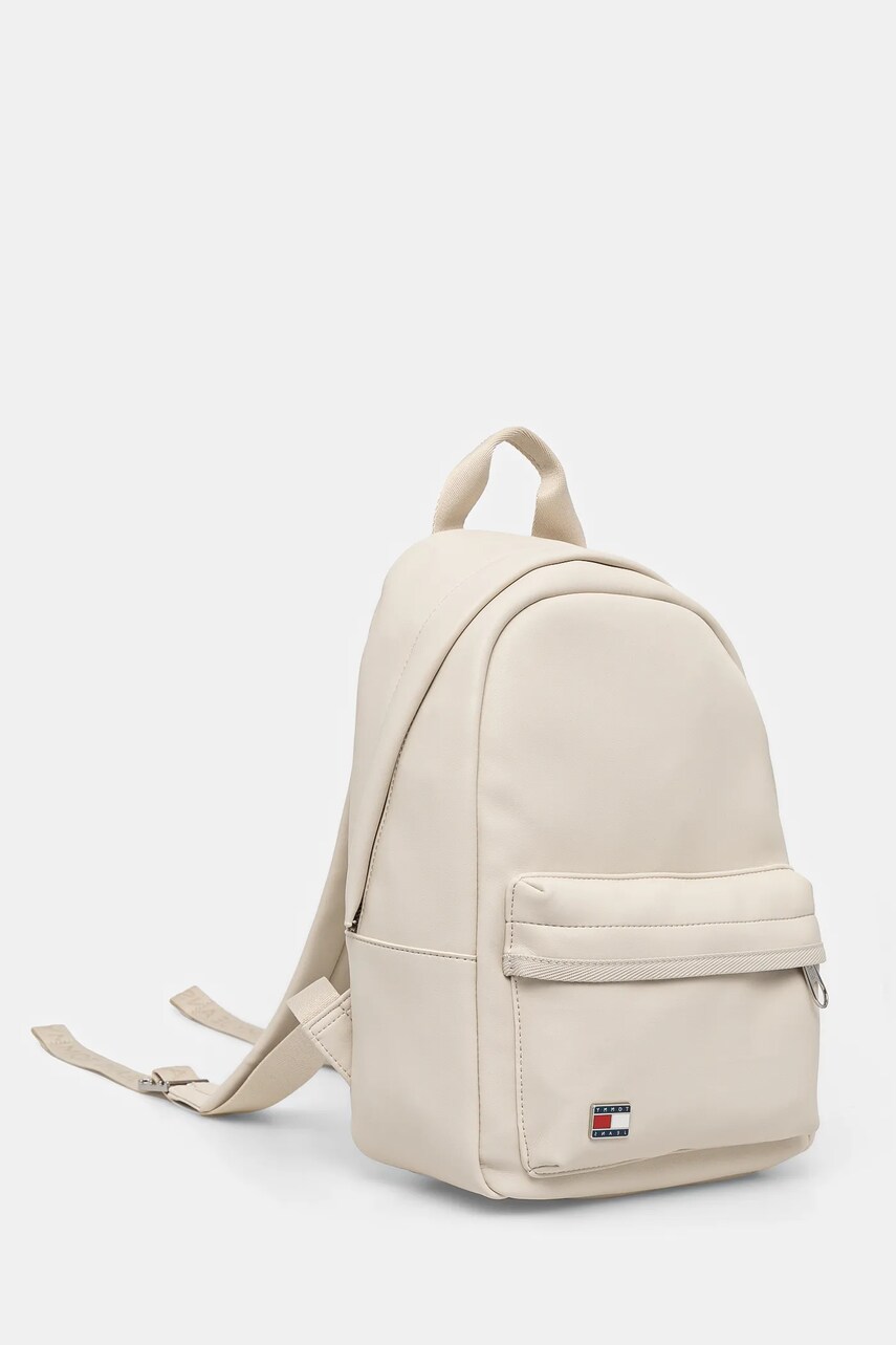 Рюкзак Tommy Jeans жіночий колір бежевий малий однотонний AW0AW17357