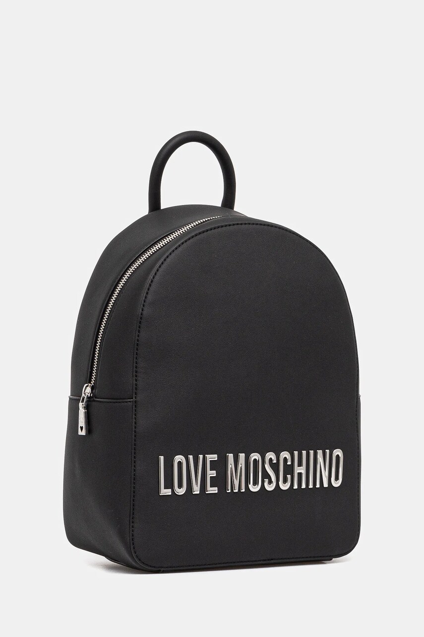 Рюкзак Love Moschino жіночий колір чорний великий з аплікацією JC4193PP1