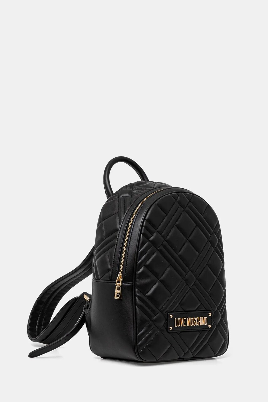 Рюкзак Love Moschino жіночий колір чорний малий однотонний JC4154PP1