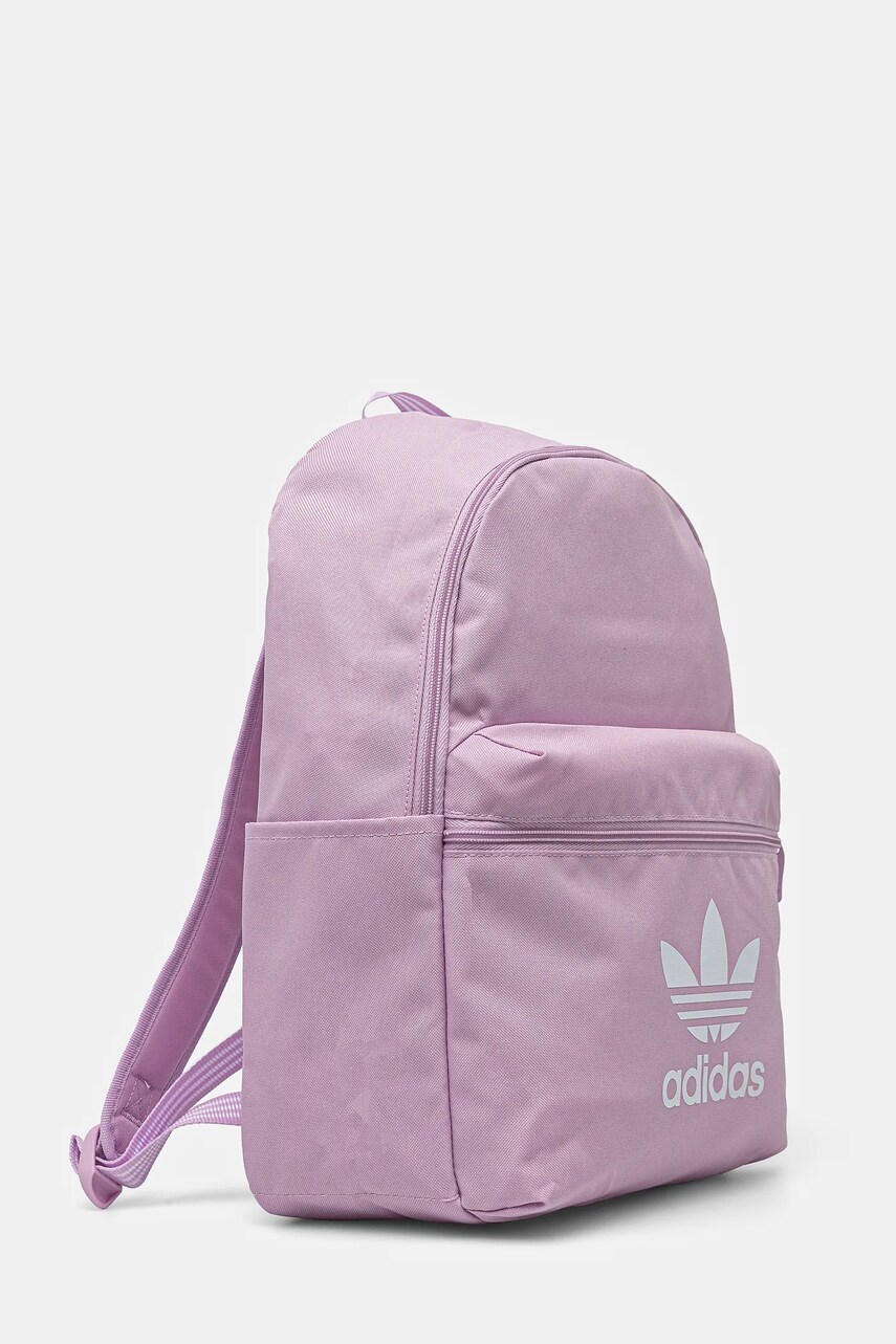 Рюкзак adidas Originals Adicolor жіночий колір фіолетовий великий з принтом JI9433