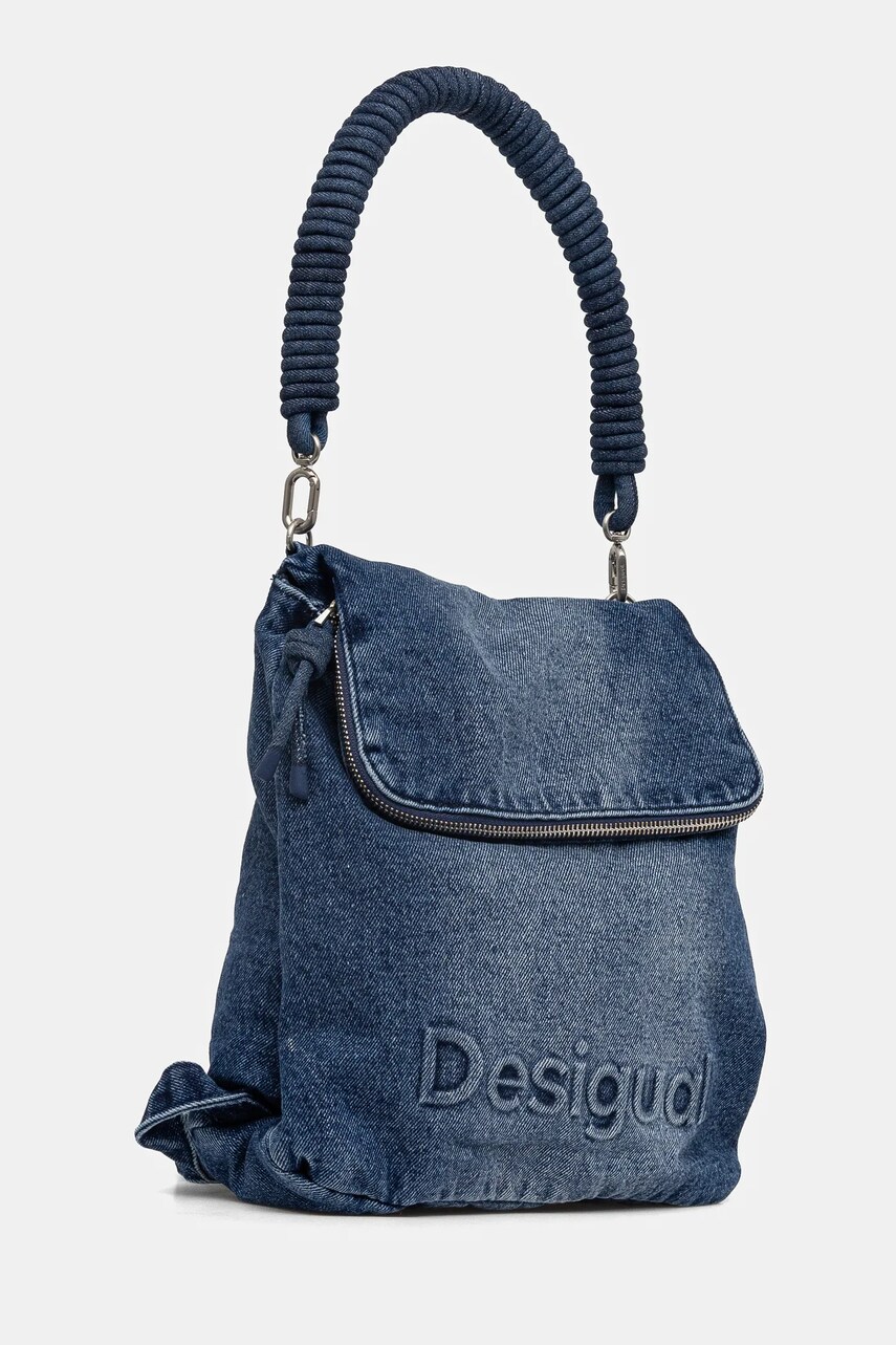 Джинсовий рюкзак Desigual HALF LOG жіночий малий однотонний 25SAKD05