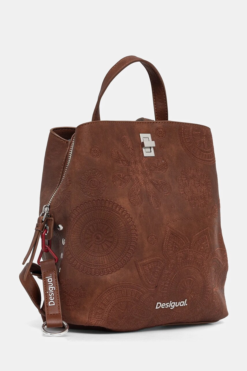Рюкзак Desigual DEJAVU SUMY MINI жіночий колір коричневий малий 25SAKP02