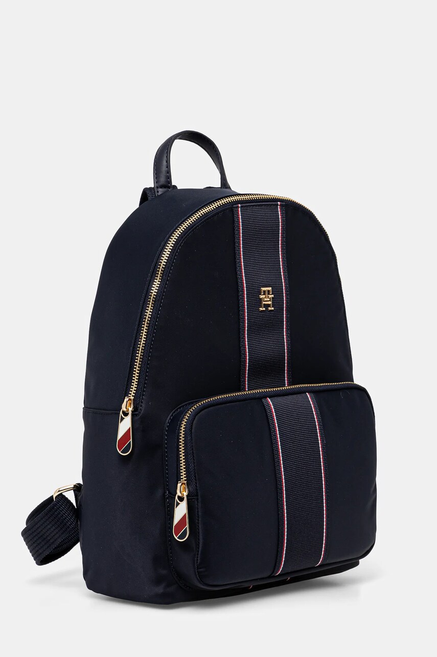 Рюкзак Tommy Hilfiger жіночий колір синій великий візерунок AW0AW17162