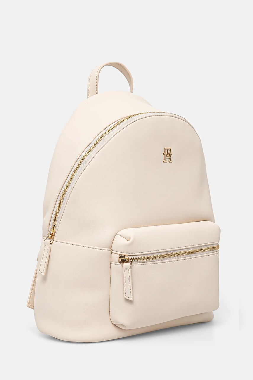 Рюкзак Tommy Hilfiger жіночий колір бежевий малий однотонний AW0AW17163
