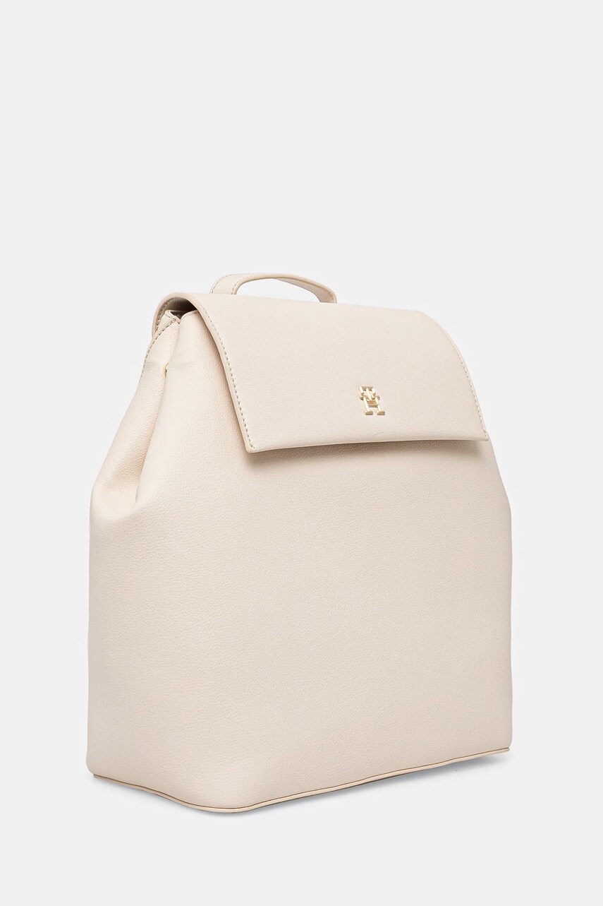 Рюкзак Tommy Hilfiger жіночий колір бежевий великий однотонний AW0AW17407