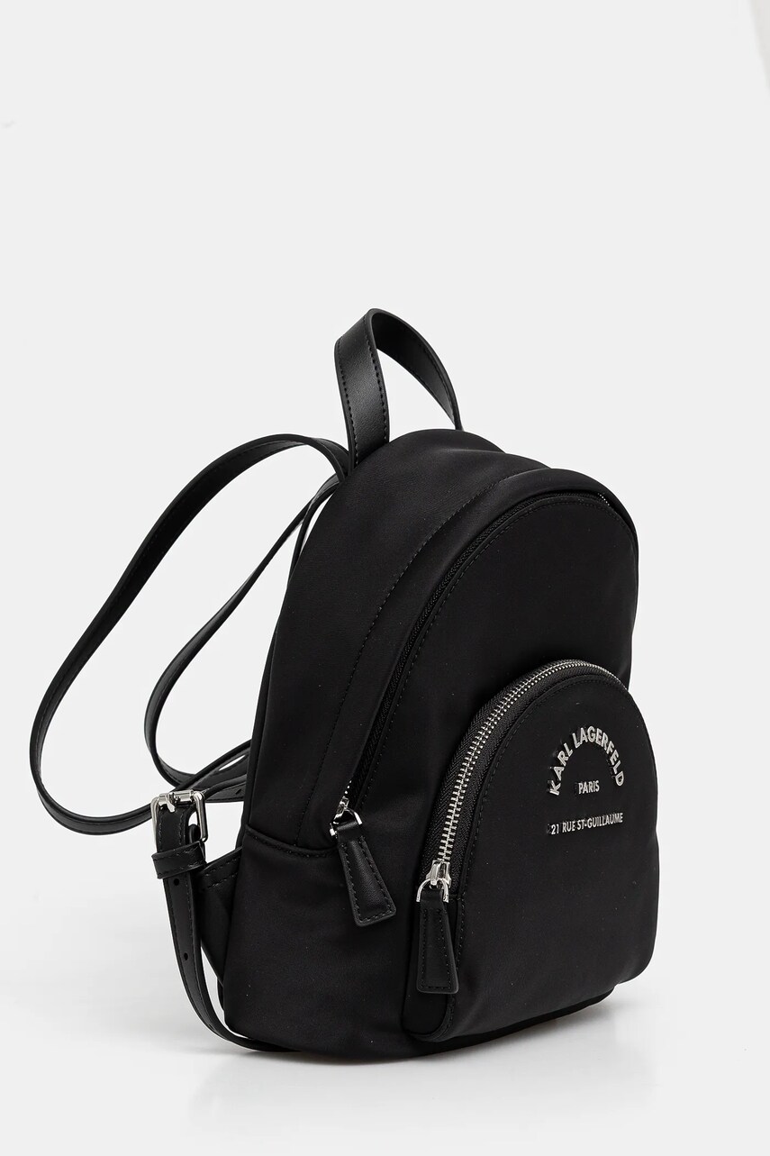 Рюкзак Karl Lagerfeld жіночий колір чорний малий однотонний A2W30081
