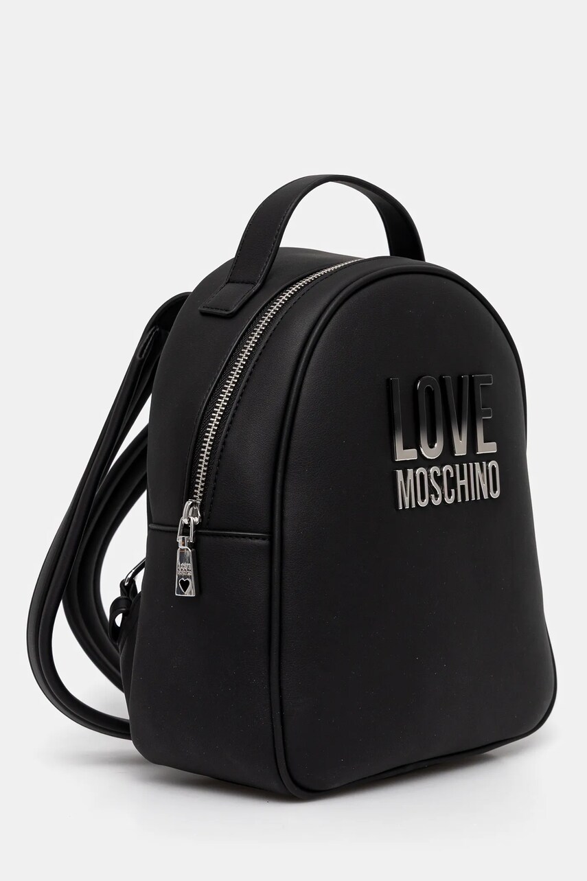Рюкзак Love Moschino жіночий колір чорний малий однотонний JC4258PP0MKD000B