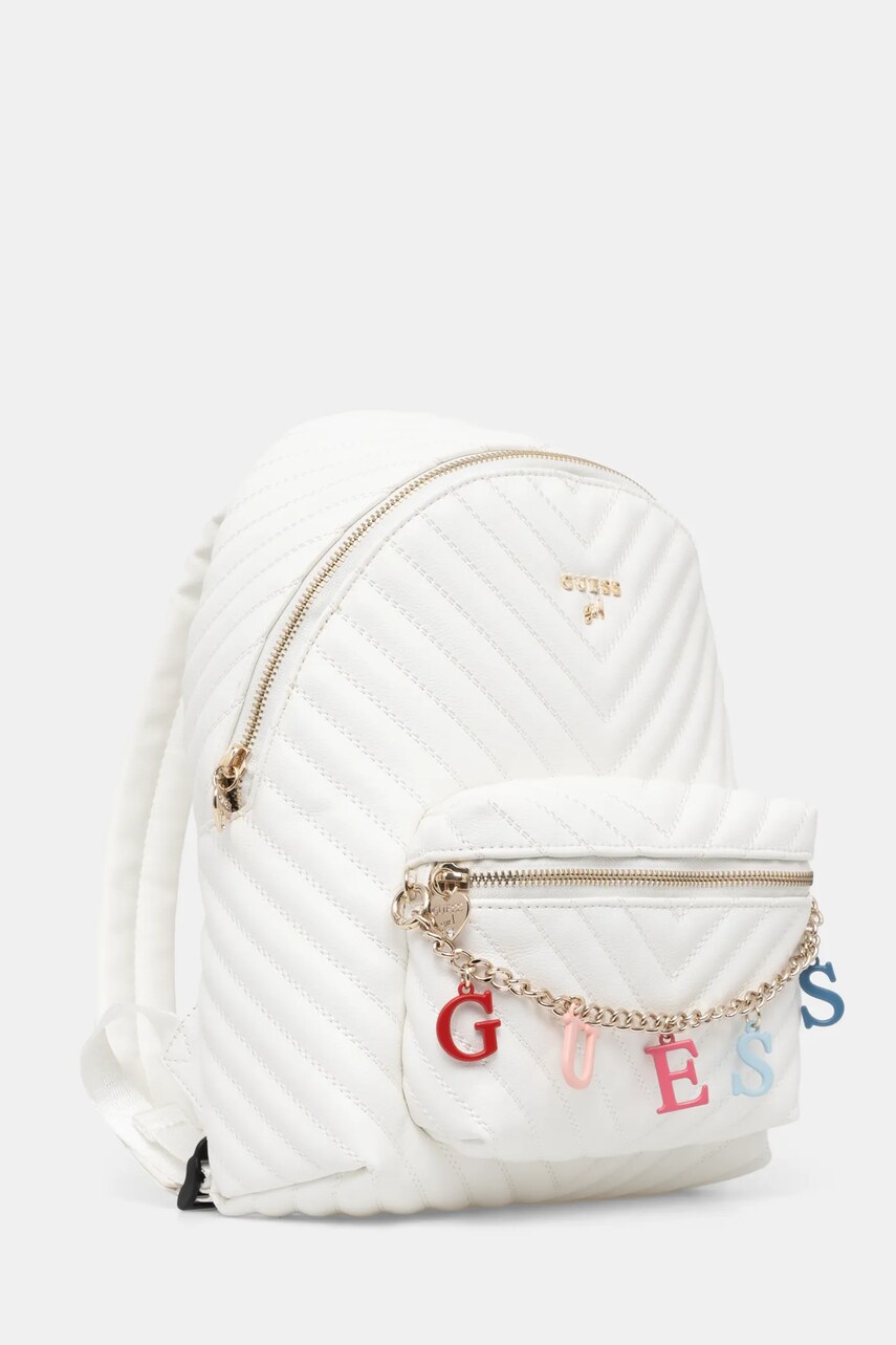 Рюкзак Guess Girl колір бежевий малий однотонний J4RZ17 WFZL0