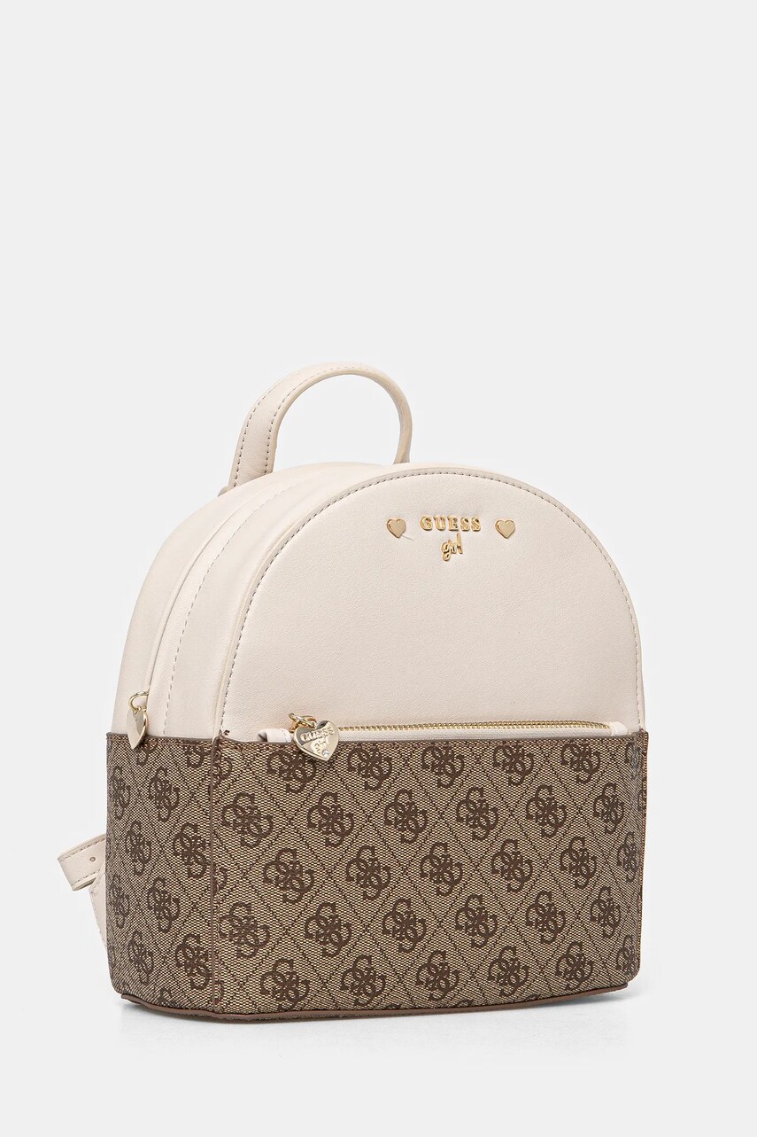 Рюкзак Guess Girl колір бежевий малий візерунок J4RZ34 WFEN0
