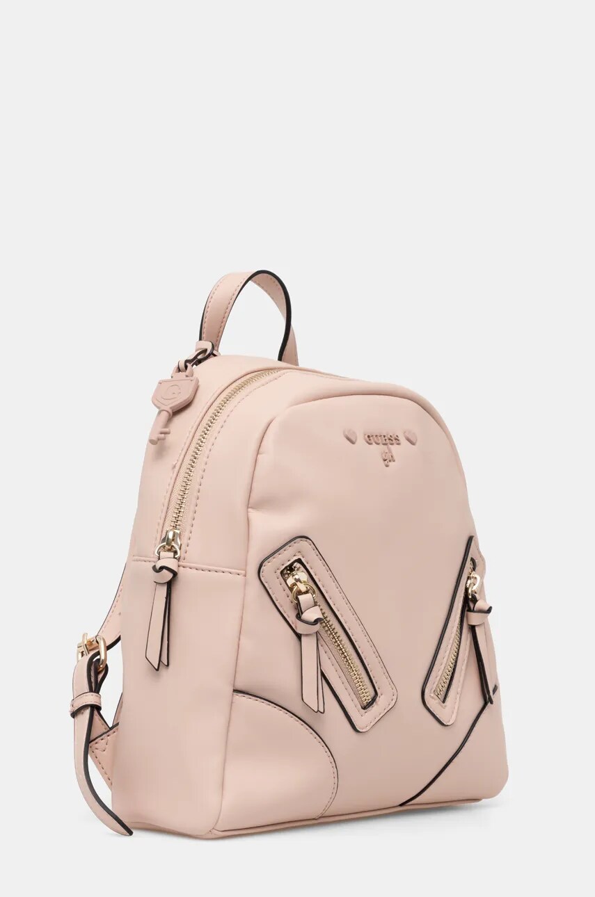 Дитячий рюкзак Guess колір рожевий малий однотонний J5RZ06 WGVT0