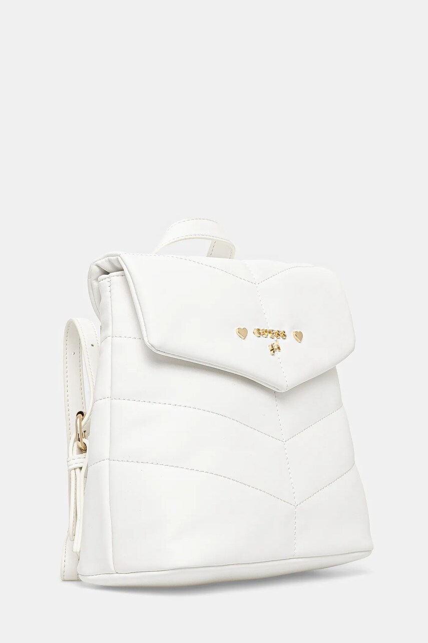 Рюкзак Guess Girl колір бежевий малий однотонний J5RZ33 WGVT0