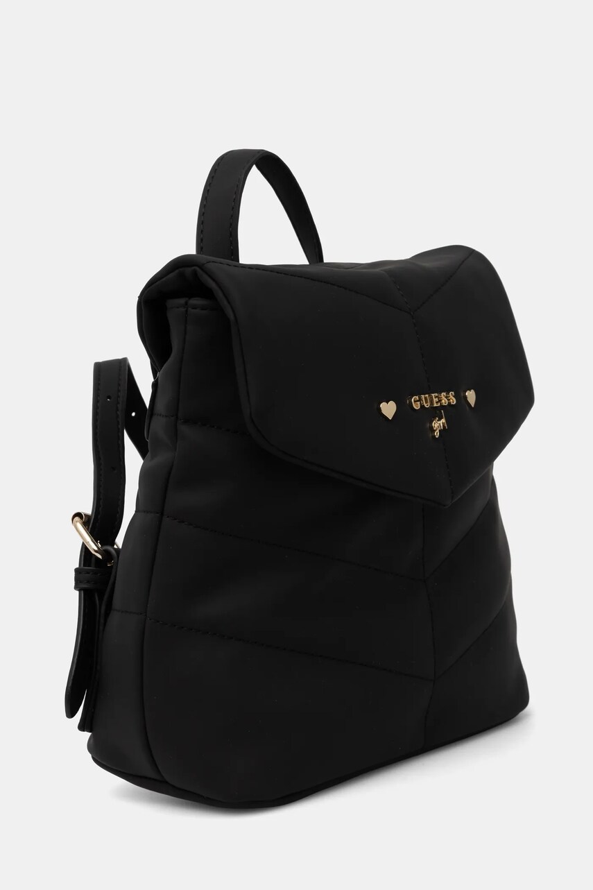 Рюкзак Guess Girl колір чорний малий однотонний J5RZ33 WGVT0