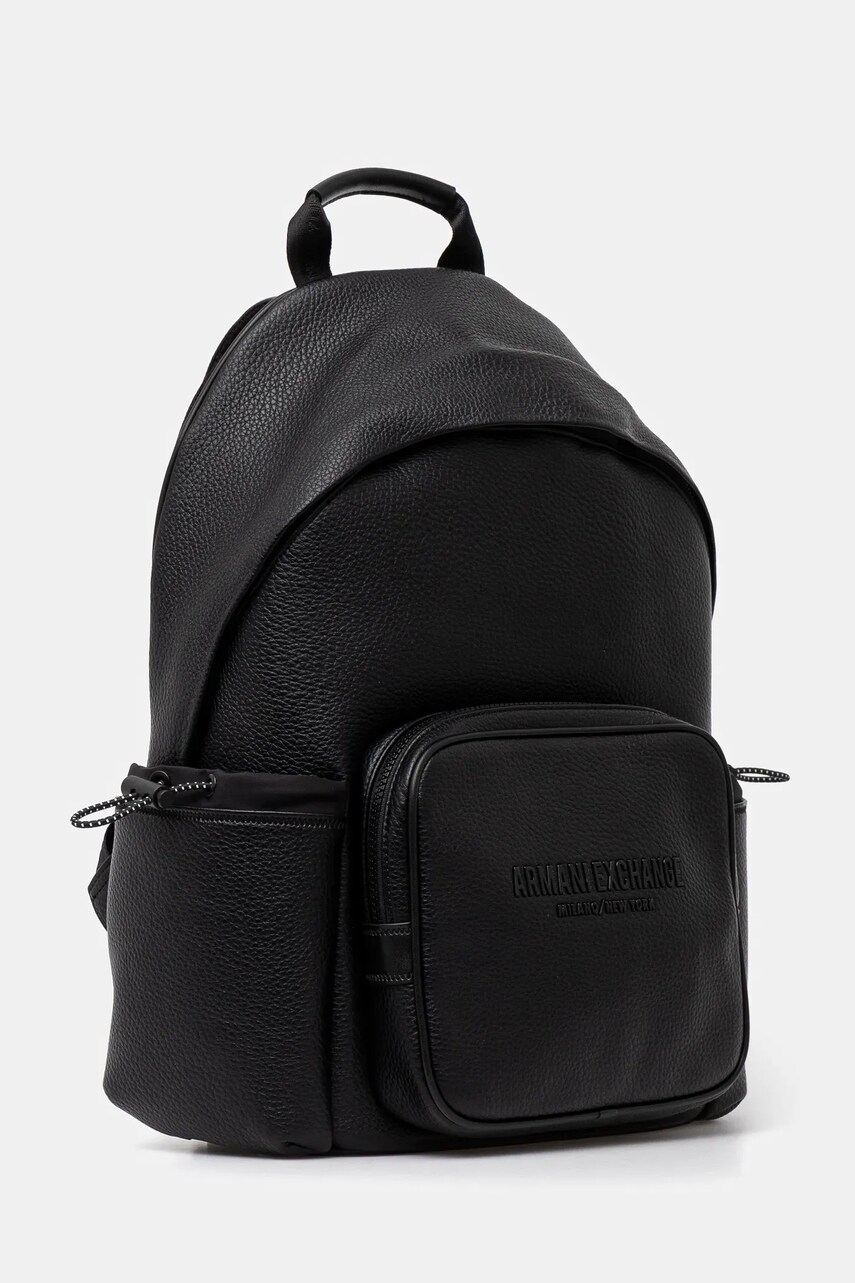 Рюкзак Armani Exchange чоловічий колір чорний великий однотонний XM000151 AF11931
