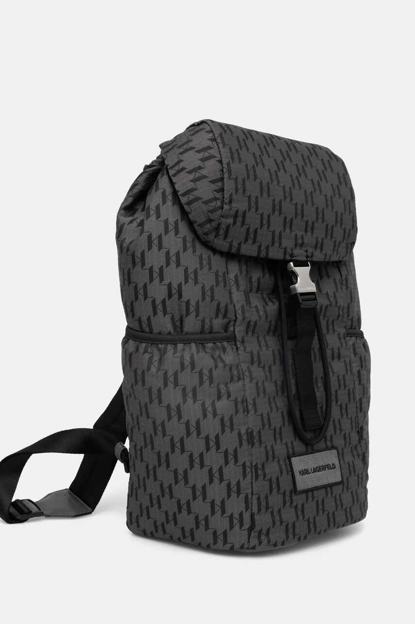 Рюкзак Karl Lagerfeld K/MONOGRAM чоловічий колір сірий великий візерунок A1M30411