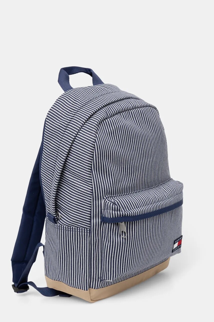 Рюкзак Tommy Jeans чоловічий колір синій великий візерунок AM0AM13357