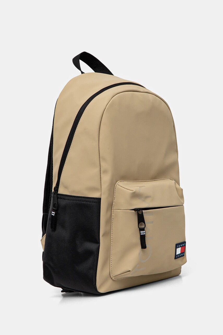 Рюкзак Tommy Jeans чоловічий колір бежевий великий однотонний AM0AM13274