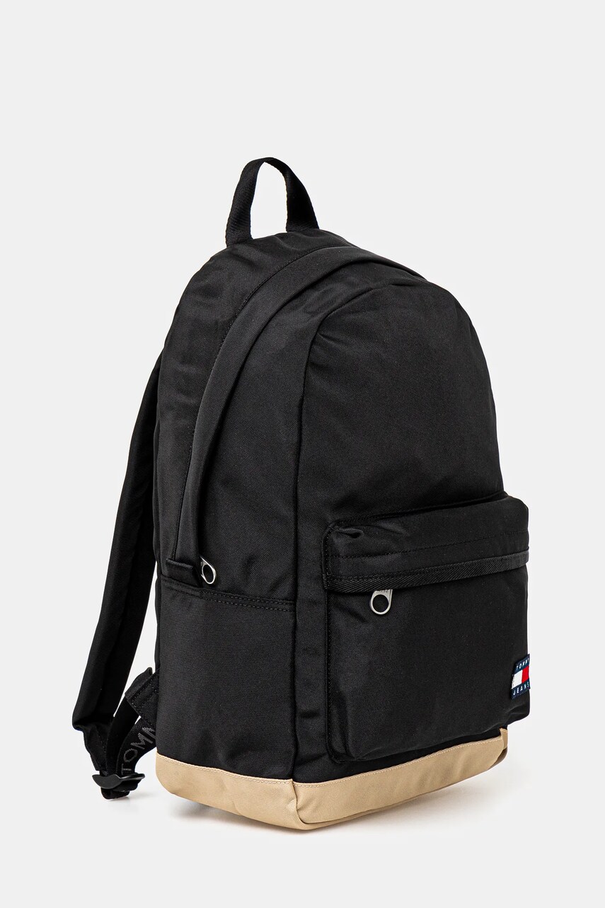 Рюкзак Tommy Jeans чоловічий колір чорний великий візерунок AM0AM13356