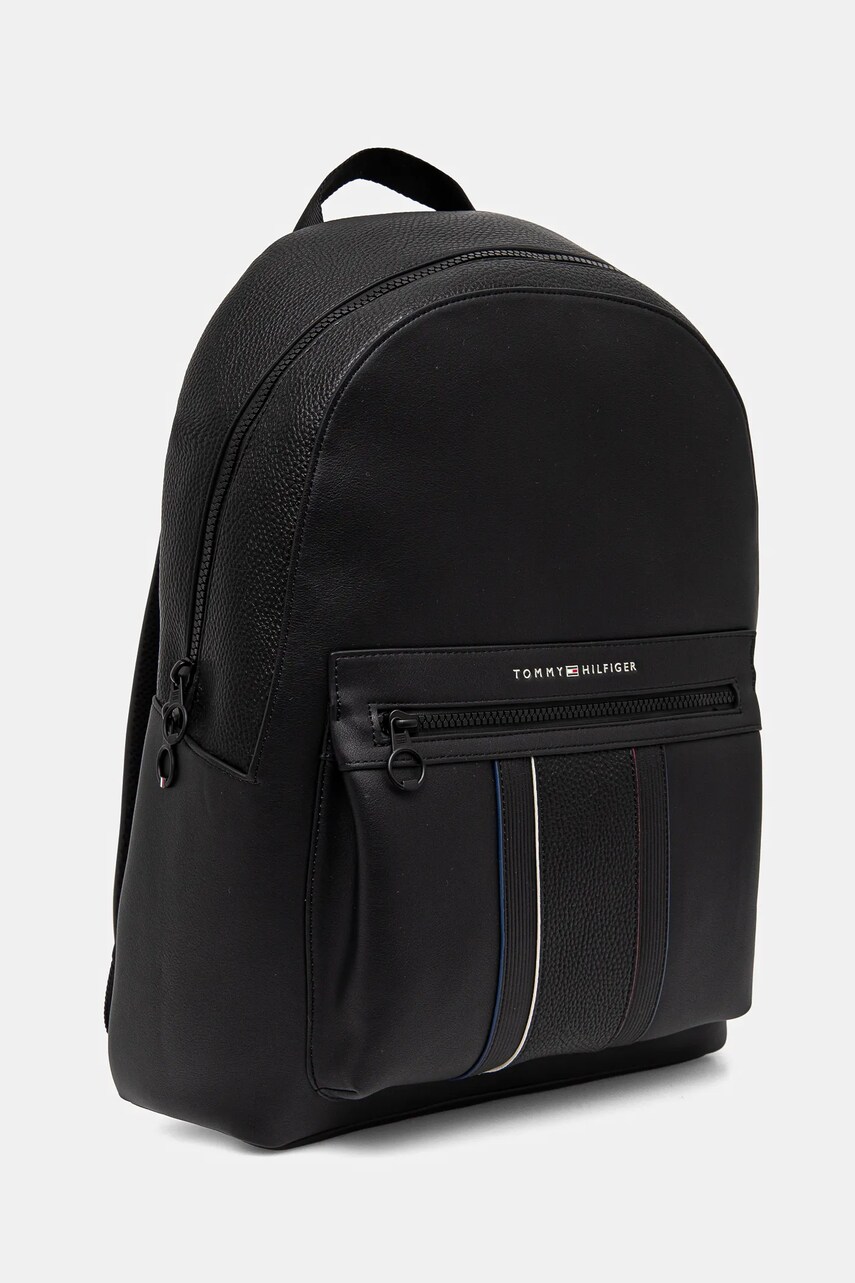 Рюкзак Tommy Hilfiger чоловічий колір чорний великий однотонний AM0AM13069