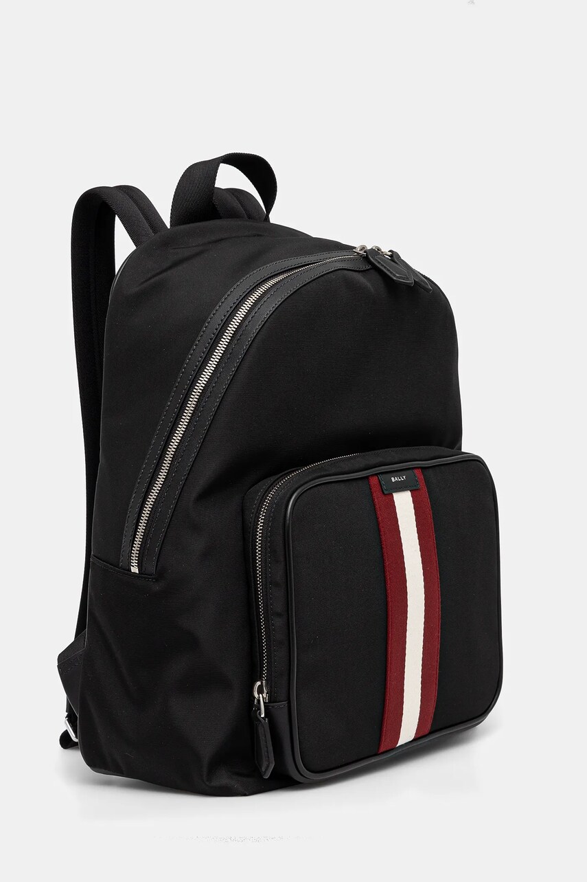 Рюкзак Bally чоловічий колір чорний великий однотонний MAK03U