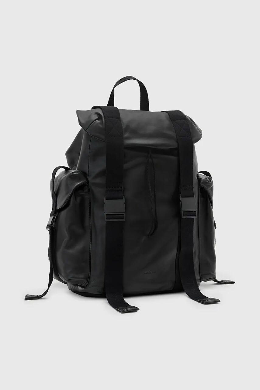 Рюкзак AllSaints MARS чоловічий колір чорний великий однотонний M006XC