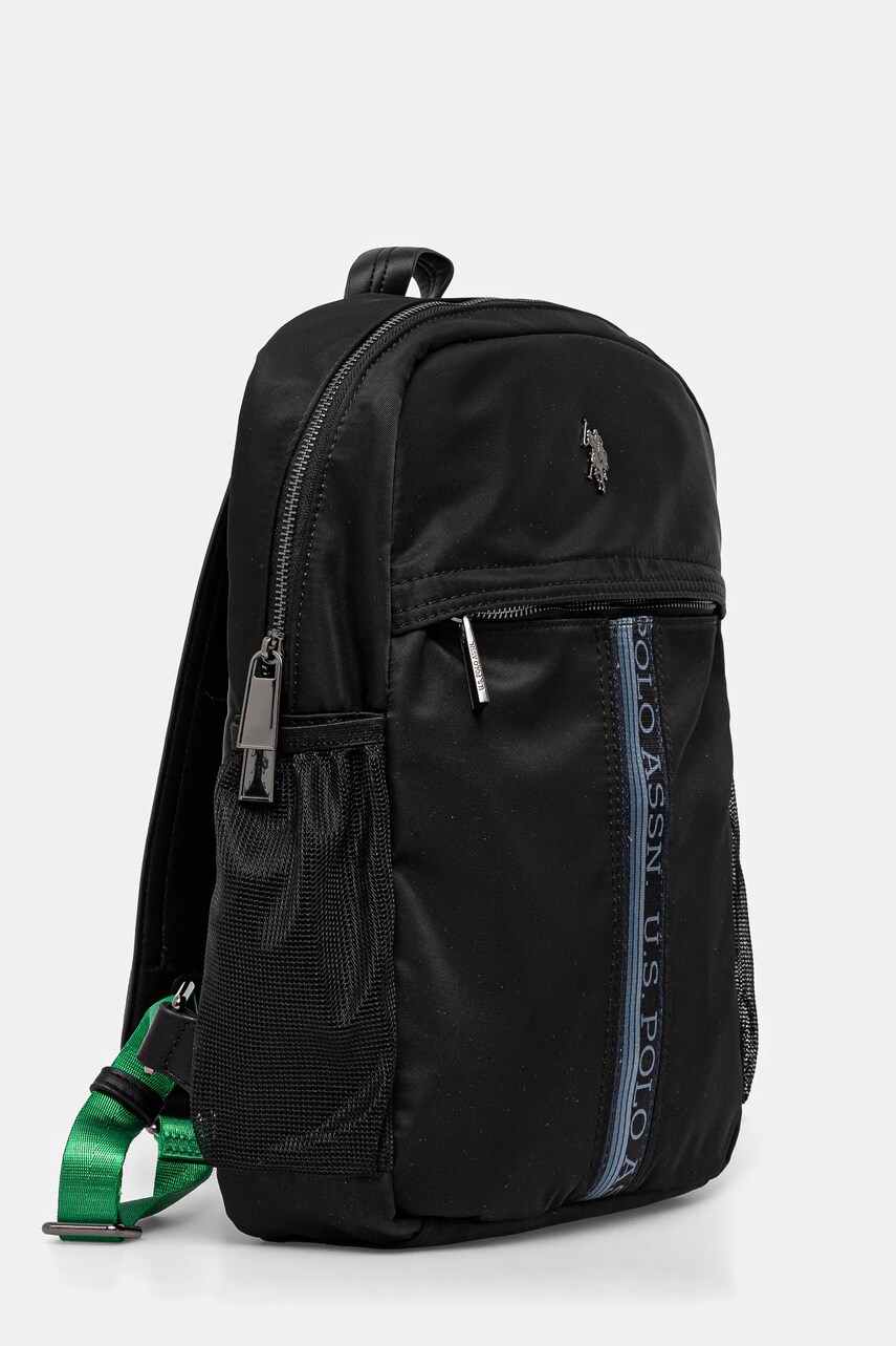 Рюкзак U.S. Polo Assn. Paul чоловічий колір чорний великий однотонний BIUPJ8476MIP