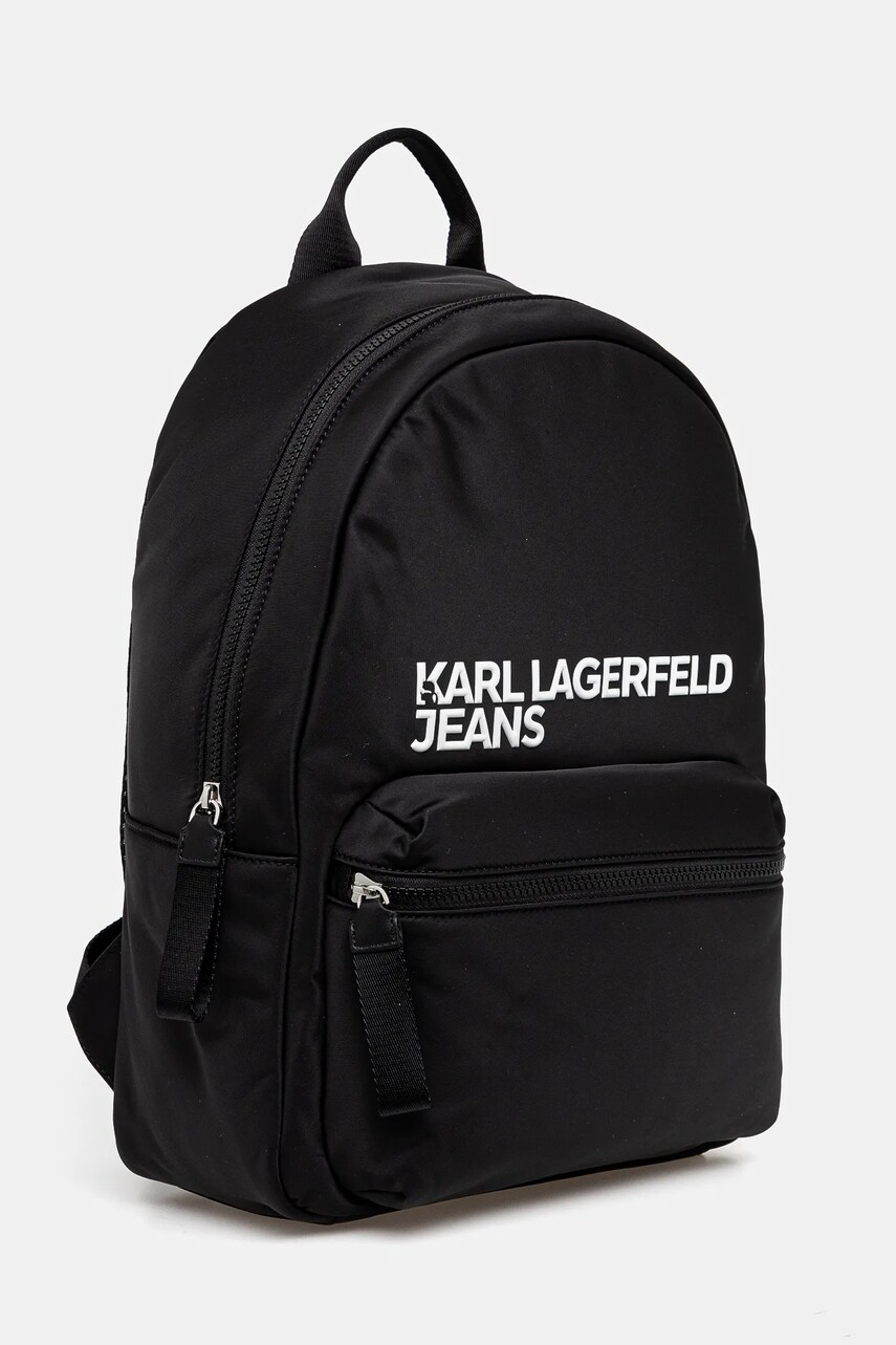 Рюкзак Karl Lagerfeld Jeans колір чорний великий з принтом A1W30236